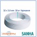 Металлопластиковая труба 32x3.0 мм MultiFit-Flex Sanha (2305032) бухта 50 м