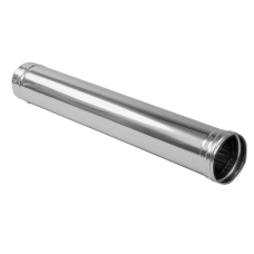 Труба отвода отраб. газов из нерж.стали 1 м(диаметр 120 мм) для теплогенераторов Ballu-Biemmedue (02AC420)