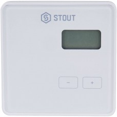Беспроводной комнатный регулятор R-8b, белый STOUT STE-0101-008001