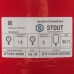 Расширительный бак на отопление 50 л. (цвет красный) STOUT STH-0005-000050