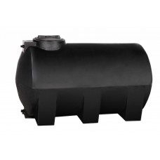 Бак пластиковый для воды ATH-500 черный с поплавком горизонтальный, цилиндрический, Акватек Все для Воды 0-16-2200