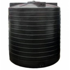 Бак пластиковый для воды ATV-2000 черный с поплавком цилиндрический, Aquatech