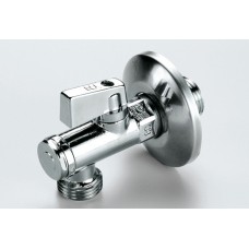 Кран шаровый 1/2"x1/2" под раковину с фильтром и круглой насадкой Tiemme (2950012)