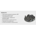 Погружной дренажный насос 100TBL5.5 Solidpump 5.5 кВт, Ду100, 380В, 35 м 54 м3/час, кабель 20 м, корпус - алюминий, промышленный строительный