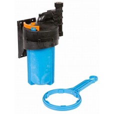 Корпус фильтра Big Blue 10" New В-серии, подключение 1" вертикальное, 180 мм, под картридж 114 мм Джилекс (9055)