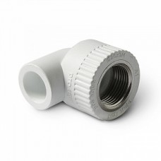 Угольник PPR 25 x 3/4" белый 90° с внутренней резьбой полипропиленовый Pro Aqua (PA26014P)