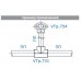 Тройник PPR 75мм полипропиленовый Valtec (VTp.731.0.075)