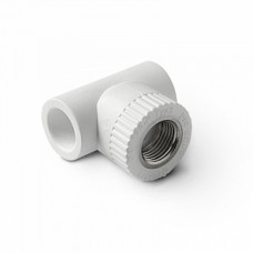 Тройник PPR 25 x 1/2" белый с внутренней резьбой полипропиленовый Pro Aqua (PA24012P)