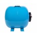 Гидроаккумулятор ГПк 35 литров 8 бар, Россия, комбинированный фланец, горизонтальный с площадкой для насоса, синий для водоснабжения, Джилекс (7032)