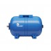 Гидроаккумулятор 24 литра WAO24 Premium 10 бар Россия, фланец из нерж. стали, горизонтальный с площадкой для насоса, синий для водоснабжения, Wester 0-14-0410