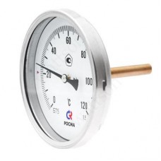 Термометр БТ-31.211 (0 - 120°C) 63 мм, задн. подкл. G1/2, шток 46 мм, класс 2.5 Росма (00000002409)