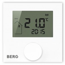 Беспроводной цифровой программируемый термостат с дисплеем и входом для датчика пола BT50-iRF-FS Berg