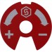 Синий-красный диск для распределительных коллекторов STOUT SMB 6801 000610