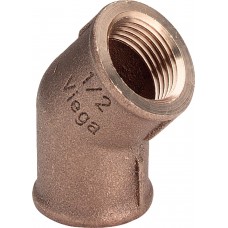 Угольник резьбовой 1" 45° ВР/ВР бронзовый Viega (320652)