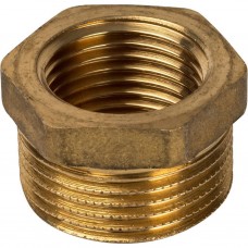 Футорка 3/4" x 1/2" редукционная НР/ВР латунная Stout (SFT-0028-003412)