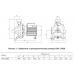 Поверхностный консольный насос CPM 2200H 2.2 кВт, 22 м, 27 м3/час, 220В, для воды, Unipump 23557
