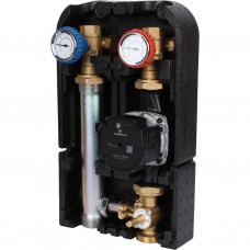 Насосная группа с 3-х ходовым приводным смесителем 1"с насосом Grundfos UPM3 Hybrid 25-70 SDG-0003 STOUT SDG-0003-002503