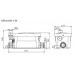 Автоматическая насосная установка Wilo-HiDrainlift 3-24 без режущего механизма, дренажная для стоков (4191678)