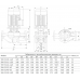 Циркуляционный насос SVH 32-18-1.1/2 Dn32, 1.1 кВт, 20 м, 12.5 м3/час, 380В, сухой ротор, промышленный центробежный, in-line, Unipump 41722