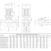Циркуляционный насос SVH 40-16-1.1/2 Dn40, 1.1 кВт, 19 м, 16 м3/час, 380В, сухой ротор, промышленный центробежный, in-line, Unipump 56988