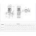 Циркуляционный насос GTD65-36-55/2, Dn65, 5.5 кВт, 40 м, 35 м3/час, 380В, сухой ротор, промышленный центробежный, in-line, Wester 1-18-0412