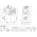 Насосная станция AUTO JSW 55-50 1 кВт, 40 м, 4.2 м3/час, бак 50 л, Unipump 15443