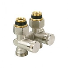 Узел нижнего подключения 1/2"НРх3/4"НР-евроконус, прямой, тип RLV-K, Danfoss 003L0280