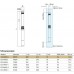 Насос погружной скважинный ECO MIDI-2, 550 Вт, 73 м, 3 м3/час, 91 мм, кабель 40 м с вилкой, 220В, Unipump 25185