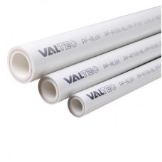 Полипропиленовая труба 20 мм PN25 PP- ALUX армированная алюминием белая по 2м Valtec (VTp.700.AL25.20.02) цена за 1 п.м.