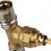 Вентиль STOUT с хромированной ручкой 20х20 для металлопластиковых труб прессовой SFP-0014-002020
