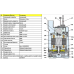 Погружной дренажный насос 50TSA0.48 Solidpump 0.48 кВт, Ду50, 1~220 В, переносной промышленный