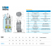 Погружной дренажный насос 50TBZ1.5 Solidpump 1.5 кВт, Ду50, 3~380 В, 22 м 27 м3/час, кабель 20 м, промышленный строительный