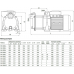 Насос поверхностный МН-500 С, 1.8 кВт, 58 м, 9 м3/час, 220В, корпус-нерж.сталь, многоступенчатый, для воды, Unipump 20580