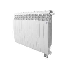 Радиатор биметаллический секционный Royal Thermo BiLiner 500 /Bianco Traffico VDR - 12 секций нижнее подключение правое (RTBBTVDR50012)