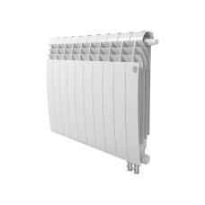 Радиатор биметаллический секционный Royal Thermo BiLiner 500 /Bianco Traffico VDR - 10 секций нижнее подключение правое (RTBBTVDR50010)