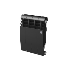 Радиатор биметаллический секционный Royal Thermo BiLiner 350 /Noir Sable черный - 4 секций (RTBNS35004)