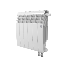 Радиатор биметаллический секционный Royal Thermo BiLiner 350 /Bianco Traffico VDR - 6 секций нижнее подключение правое (RTBBTVDR35006)
