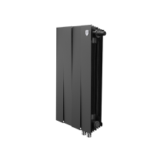 Радиатор биметаллический секционный Royal Thermo PianoForte 500 /Noir Sable черный - 4 секций нижнее подключение правое VDR (RTPNNSVD50004)