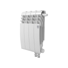 Радиатор биметаллический секционный Royal Thermo BiLiner 350 /Bianco Traffico VDR - 4 секций нижнее подключение правое (RTBBTVDR35004)
