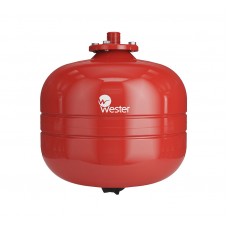 Бак расширительный 12 литров WRV12 Wester 5 бар, Россия, вертикальный, красный для отопления (0-14-0040)