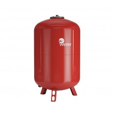 Бак расширительный 500 литров WRV500(top) Wester 10 бар, Россия, вертикальный, красный для отопления (0-14-0200)