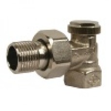 Запорно-регулирующий клапан 1/2" НР-ВР, угловой, тип Regutec, Heimeier 0355-02.000