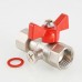 Кран шаровой для подключения манометра Valtec, 1/2"x1/4" (VT.807.N.0402)