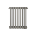 Радиатор Zehnder Charleston Retrofit 3057 3-х труб. 57 см, 14 сек. боковое подключение 1/2", стальной сварной трубчатый, прозрачный лак 0325 TL, кронштейны в комплекте (3057_14_0325_1270_CVD1BH)