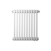 Радиатор Zehnder Charleston Retrofit 2056 2-х труб. 56 см, 12 сек. нижнее подключение 1/2", стальной сварной трубчатый, белый RAL9016, кронштейны в комплекте (2056_12_9016_V001_CVD1BH)