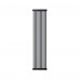 Радиатор Zehnder Charleston 2180 2-х труб. 180 см, 14 сек. боковое подключение 1/2", стальной сварной трубчатый, черный матовый RAL9217 matt, кронштейны в комплекте (НС-1354403)