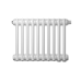 Радиатор Zehnder Charleston Retrofit 2056 2-х труб. 56 см, 20 сек. боковое подключение 1/2", стальной сварной трубчатый, белый RAL9016, кронштейны в комплекте (2056_20_9016_1270_CVD1BH)