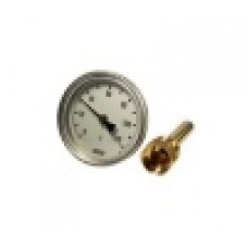 Термометр биметаллический, тип А46.10, 0/120°С, 63 мм, L 40 мм, G1/2B (сзади), Wika 3901378/36535343