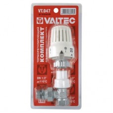 Терморегулятор радиаторный 1/2" угловой с термоголовкой, Valtec (VT.047.N.04)