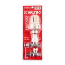 Комплект терморегулирующего оборудования 1/2" для радиатора прямой Valtec (VT.046.N.04)